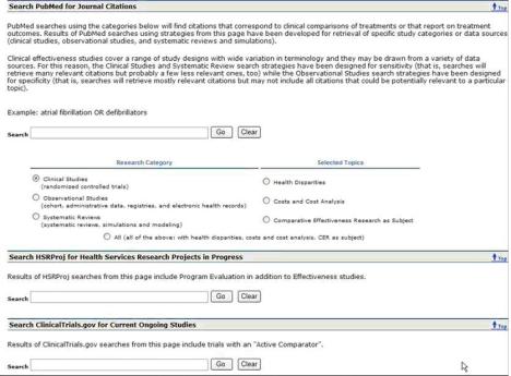 Búsqueda PubMed eficacia comparativa