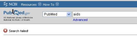 Fallo PubMed