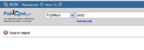 Fallo PubMed