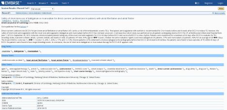 EMBASE registro 2014