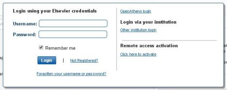 EMBASE remote access activation