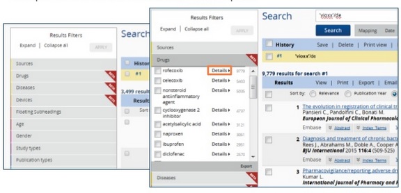 Embase filtro triples