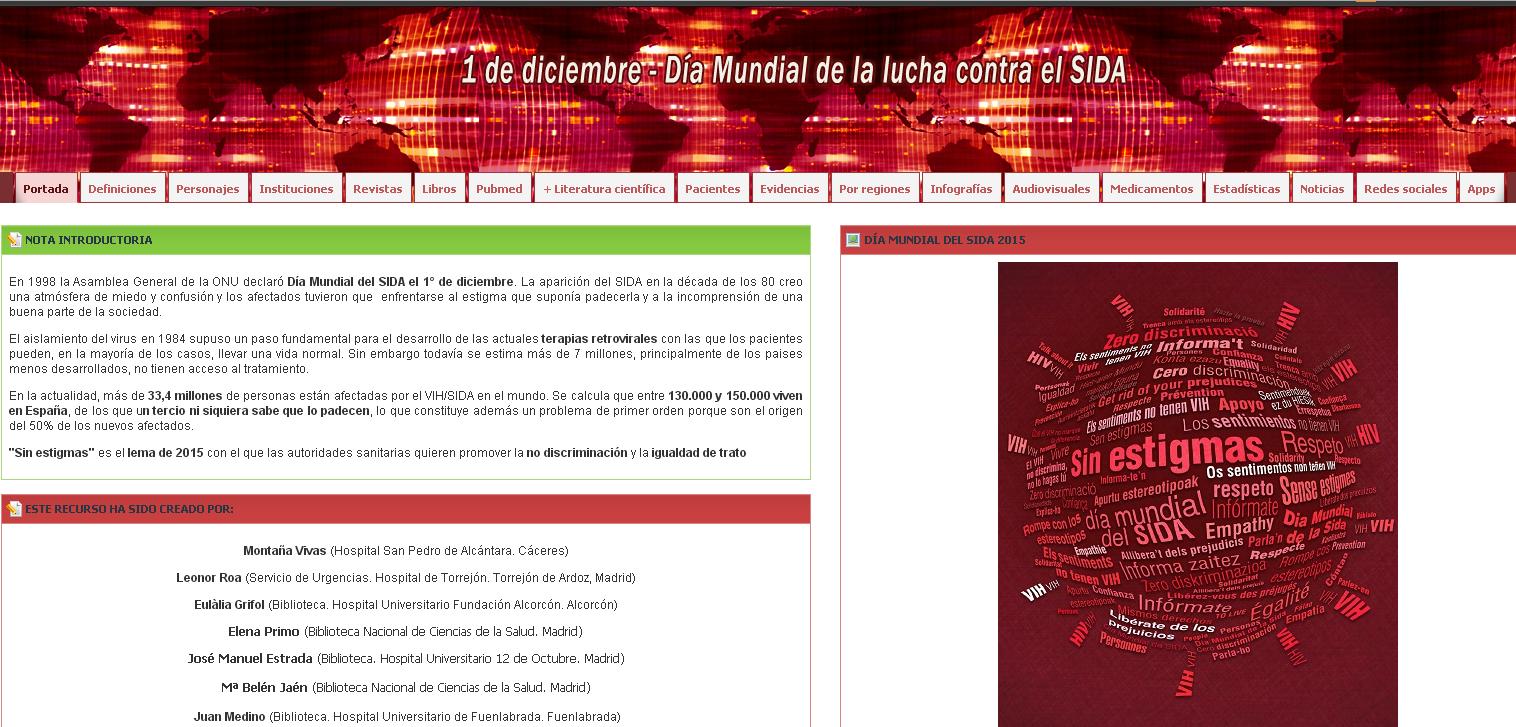 Portada netvibes SIDA