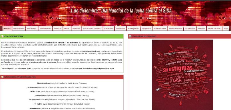 Portada netvibes SIDA